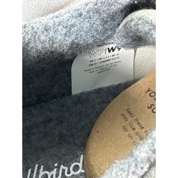 New! Size 9 - Allbirds Wool Piper Woven - Womens - Pewter Grey / Blizzard - Picture 5 of 7